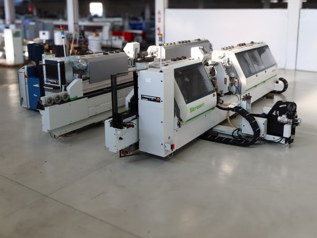 Doppelseitige Kantenanleimmaschine BIESSE STREAM SB