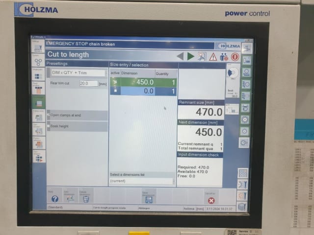 Front-Loading Panel Saws HOLZMA HPP350/38/38