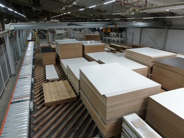 Plattensäge mit automatischem Lager SCHELLING ls 1 430 + vs 16