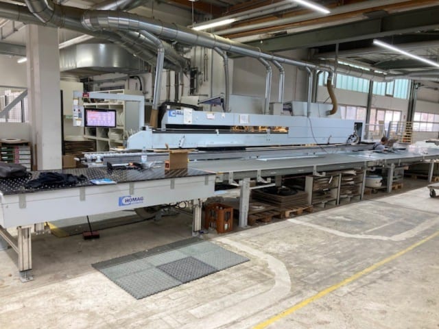 Einseitige Kantenanleimmaschine HOMAG KAL 310 + ZHR 05