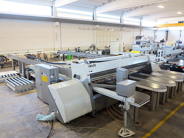 Sezionatrice carico automatico SELCO EBTR 120 TWIN PUSHER