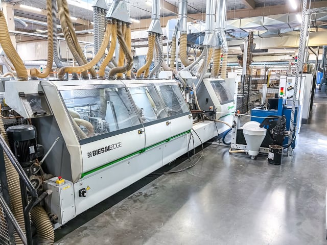 Kantenanleim- und Bearbeitungslinie BIESSE - RBO STREAM SB