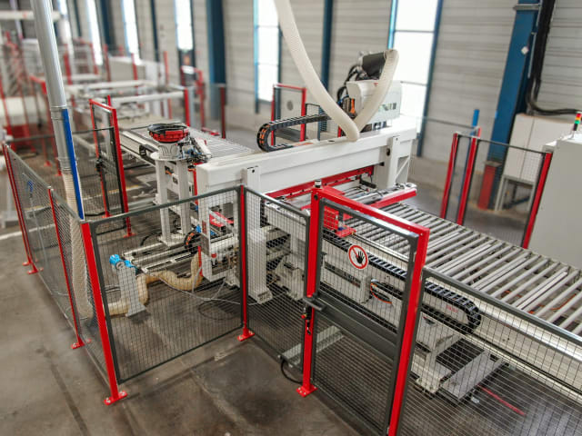 Linha de Produção Completa BATCH 1 IMA CUTTING,EDGING,DRILLING LINE