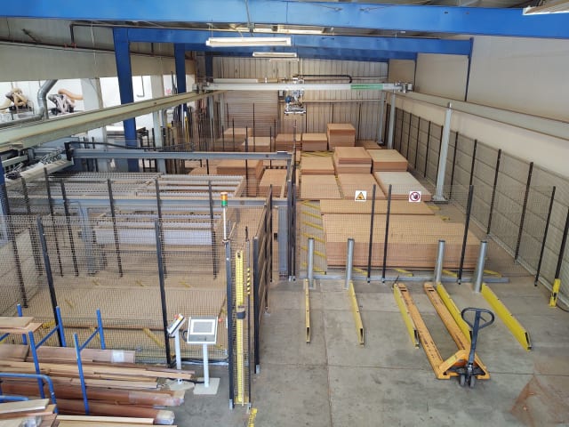 Beam panel saws with automatic warehouse SELCO + RBO WNT610 Winstore 3DK2