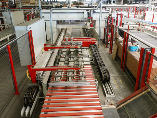 Squaring/Edgebanding and Drilling Line IMA COMBIMA SYSTEM/I/R75/1170/F/R3
