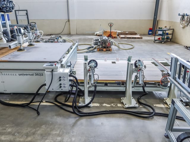CNC Machine Center with NESTING Table MORBIDELLI UNIVERSAL 3622 NESTING CELL
