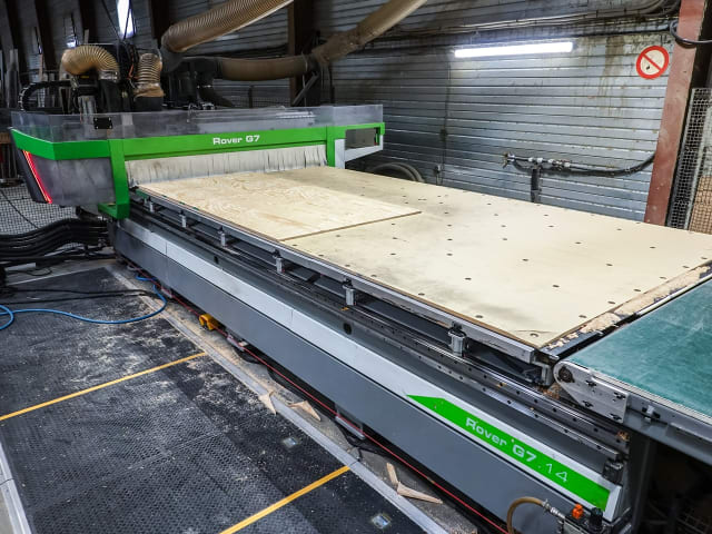 Centro di lavoro con piano NESTING BIESSE ROVER G 7.14