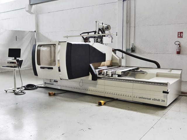 5 Axis CNC Routers MORBIDELLI UNIVERSAL X5 HDL 36
