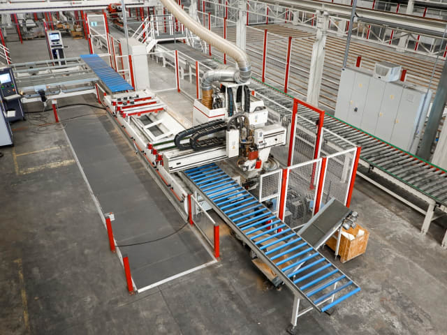 Squaring/Edgebanding and Drilling Line IMA COMBIMA SYSTEM/I/R75/1170/F/R3