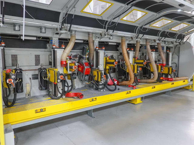 Double End Tenoning Line KRAFT + AVERCON + FRAXINUS FLOORING PRODUCTION LINE