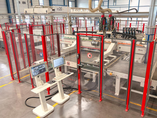 Linha de Produção Completa BATCH 1 IMA CUTTING,EDGING,DRILLING LINE