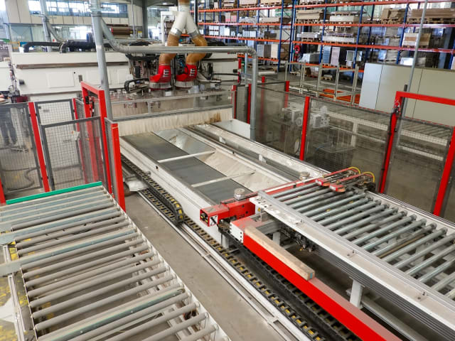 Squaring/Edgebanding and Drilling Line IMA COMBIMA SYSTEM/I/R75/1170/F/R3