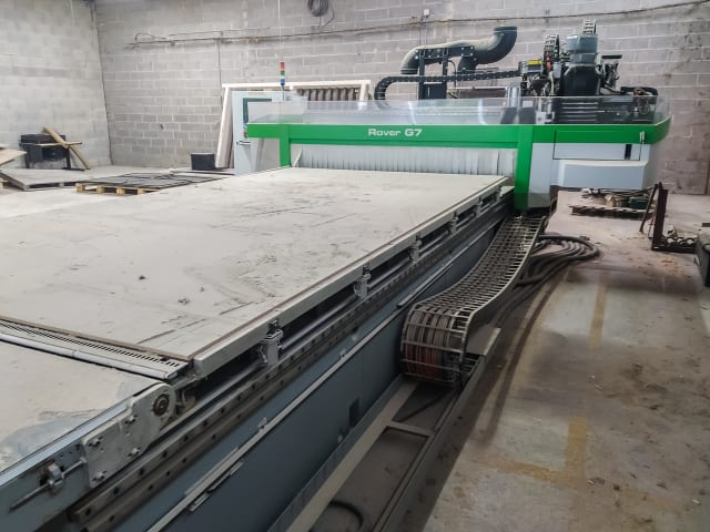 Centra Obróbcze Z Płaskim Stołem Nesting BIESSE ROVER G 714