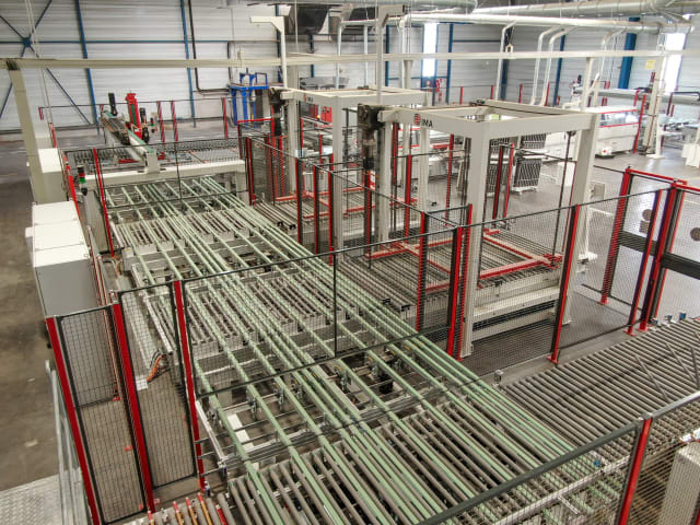 Linha de Produção Completa BATCH 1 IMA CUTTING,EDGING,DRILLING LINE