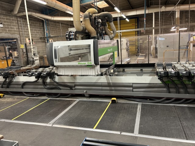 CNC Machine Centres For Routing, Drilling And Edgebanding. BIESSE Rover C EDGE 6.65