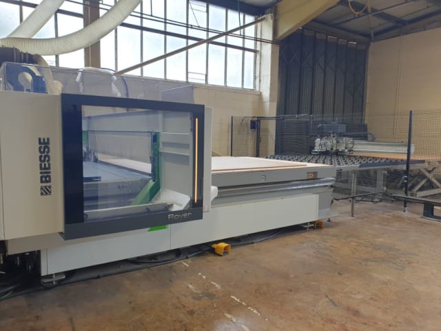 Centro di lavoro con piano NESTING BIESSE ROVER B 2231 NESTING LINE
