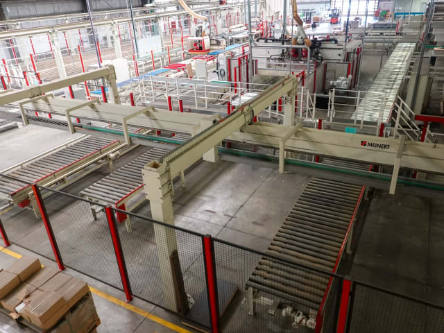 Squaring/Edgebanding and Drilling Line IMA COMBIMA SYSTEM/I/R75/1170/F/R3