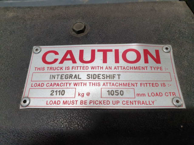 Carretilla Elevadora TOYOTA ELECTRIC FORKLIFT 7-FBJ-35