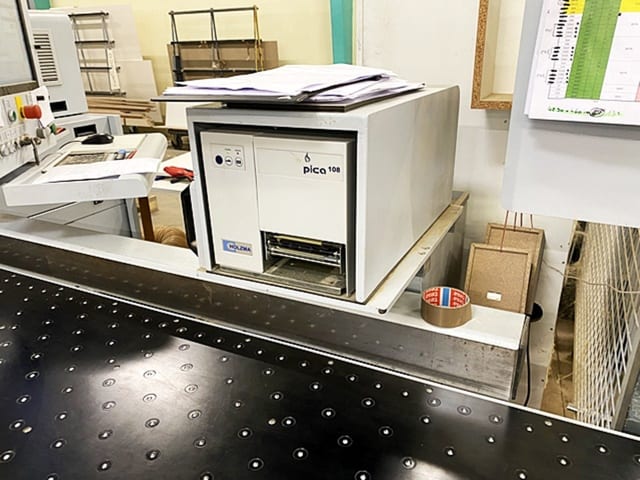 Beam panel saw with automatic warehouse HOLZMA HPP 380/43/43 + TLF