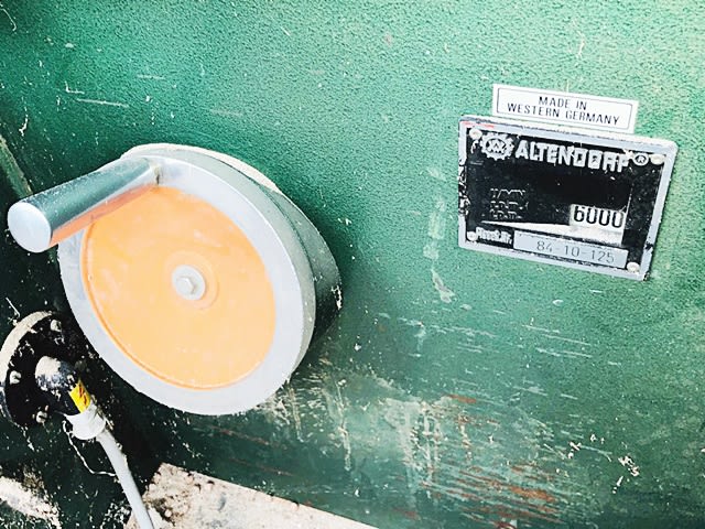 Sega circolare ALTENDORF .