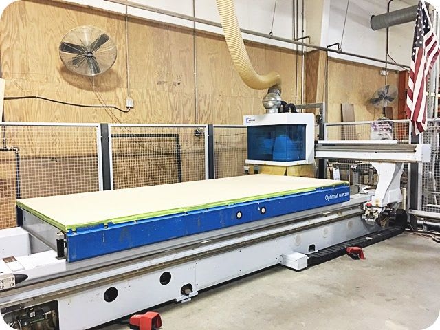 Centro di lavoro con piano NESTING WEEKE BHP 200