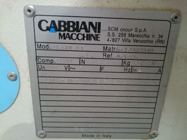 Automatic Rear Loading Panel Saws GABBIANI GALAXY 115T HS