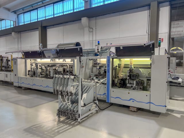 Squaring/Edgebanding Line HOMAG + LIGMATECH KFL 525 + KFL 526
