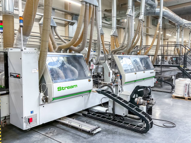 Kantenanleim- und Bearbeitungslinie BIESSE - RBO STREAM SB