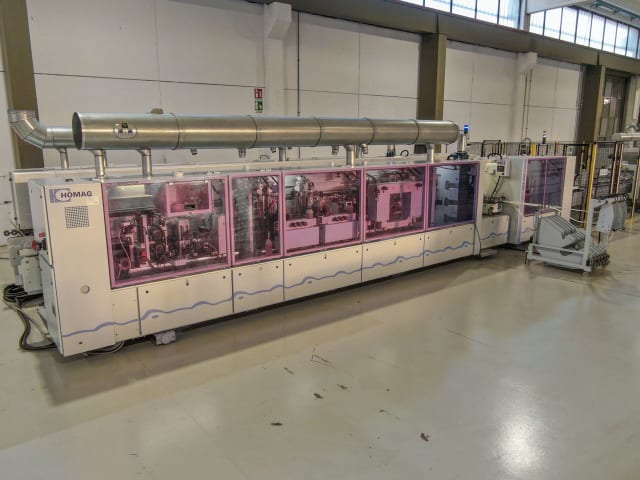 Squaring/Edgebanding Line HOMAG + LIGMATECH KFL 525 + KFL 526