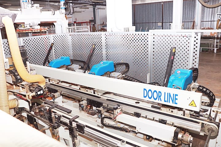Linea di Foratura e Inserimento MASTERWOOD + AMS DOORLINE