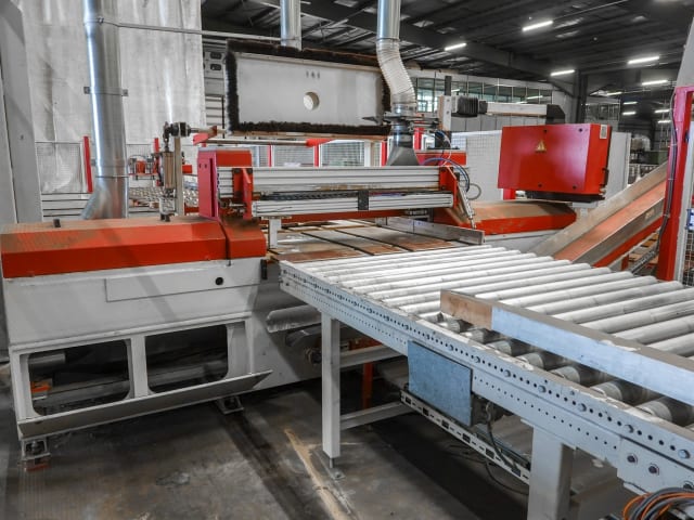 Squaring/Edgebanding and Drilling Line IMA COMBIMA SYSTEM/I/R75/1170/F/R3