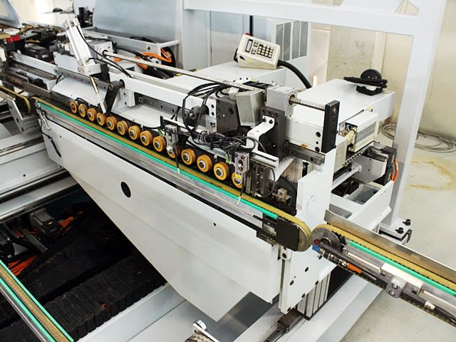 Durchlaufbohr- und Dübeleintreibanlage WEEKE + BARGSTEDT PROFILINE BST 750; P TTL401/12