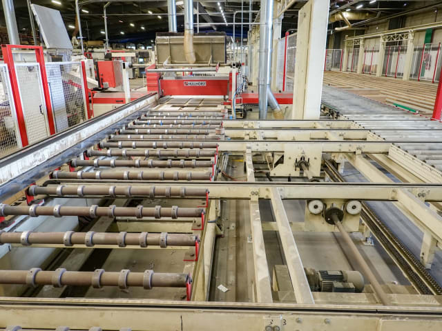 Squaring/Edgebanding and Drilling Line IMA COMBIMA SYSTEM/I/R75/1170/F/R3