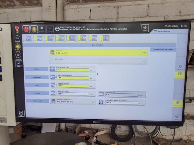 Single Sided Edgebanders HOMAG EDGETEQ S-380 - OPTIMAT KDF650