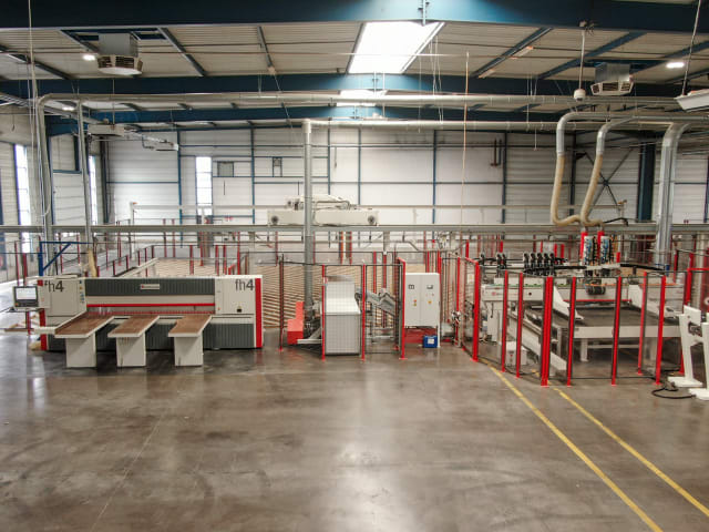 Linha de Produção Completa BATCH 1 IMA CUTTING,EDGING,DRILLING LINE