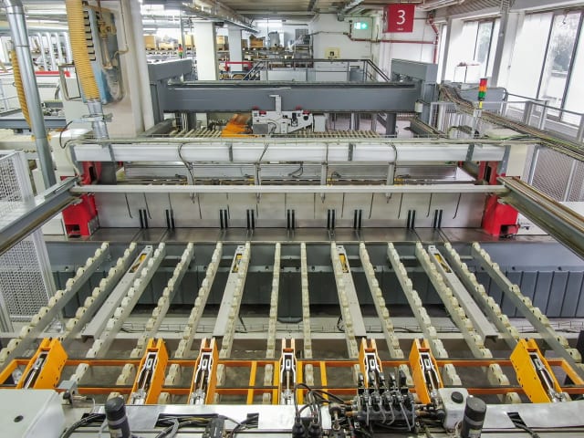 Beam panel saw with automatic warehouse IMA + SCHELLING AH 6