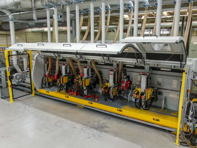 Double End Tenoning Line KRAFT + AVERCON + FRAXINUS FLOORING PRODUCTION LINE