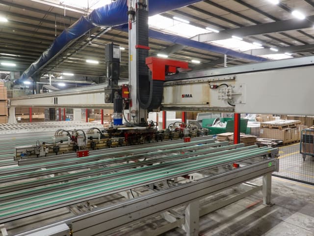 Squaring/Edgebanding and Drilling Line IMA COMBIMA SYSTEM/I/R75/1170/F/R3