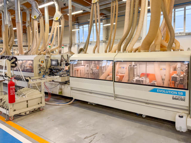Double Sided Squaring/Edgebanding Machines STEFANI EVOLUTION SB