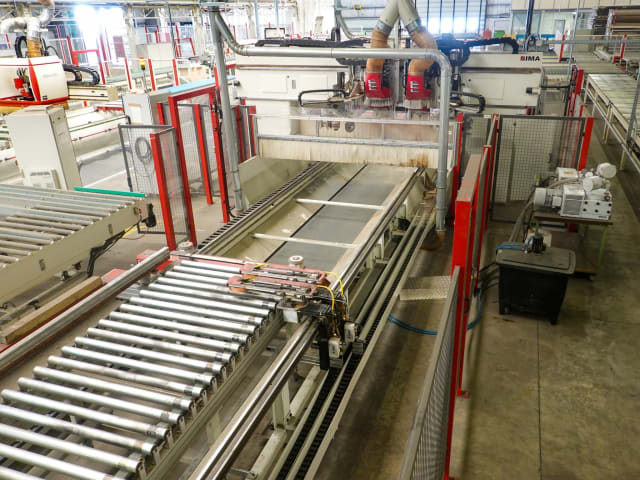 Squaring/Edgebanding and Drilling Line IMA COMBIMA SYSTEM/I/R75/1170/F/R3