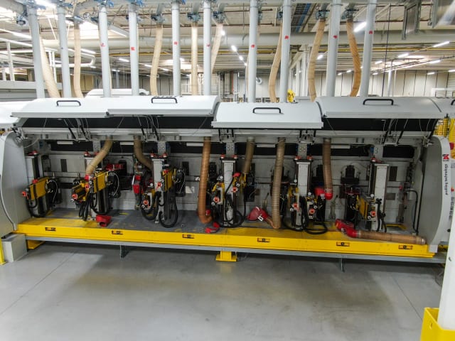 Double End Tenoning Line KRAFT + AVERCON + FRAXINUS FLOORING PRODUCTION LINE