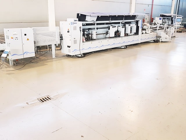 Ligne De Façonnage–Placage HOMAG + LIGMATECH KAL 330/8/A20/S2
