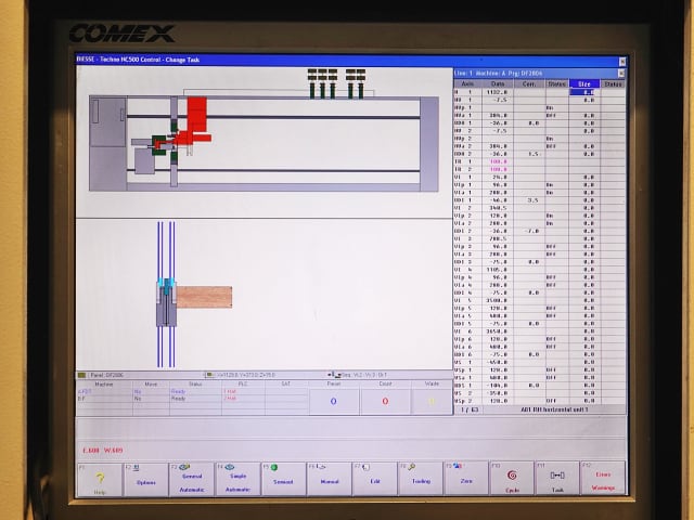 Durchlaufbohrmaschine BIESSE TECHNO FDT