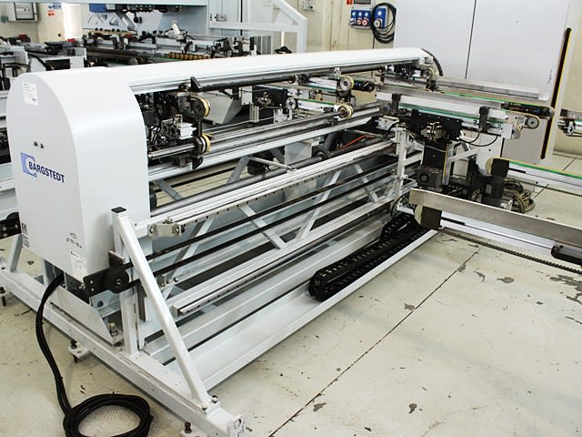 Durchlaufbohr- und Dübeleintreibanlage WEEKE + BARGSTEDT PROFILINE BST 750; P TTL401/12