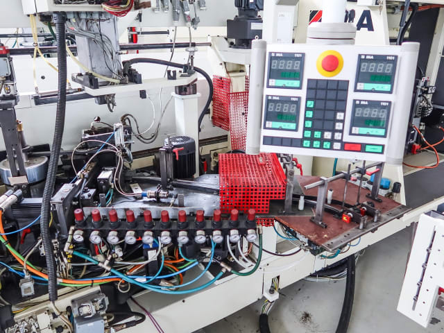 Doppelseitige Kantenanleimmaschine IMA COMBIMA/K/IT/R75/1075/V/R3
