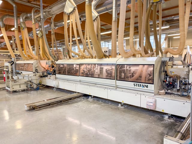 Double Sided Squaring/Edgebanding Machines STEFANI EVOLUTION SB