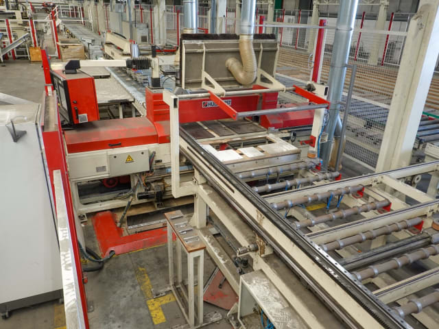 Squaring/Edgebanding and Drilling Line IMA COMBIMA SYSTEM/I/R75/1170/F/R3