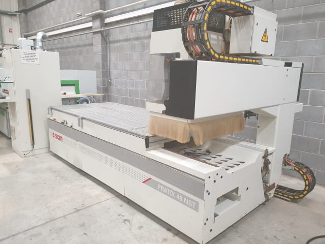 CNC Machine Center with NESTING Table SCM PRATIX 48 NST