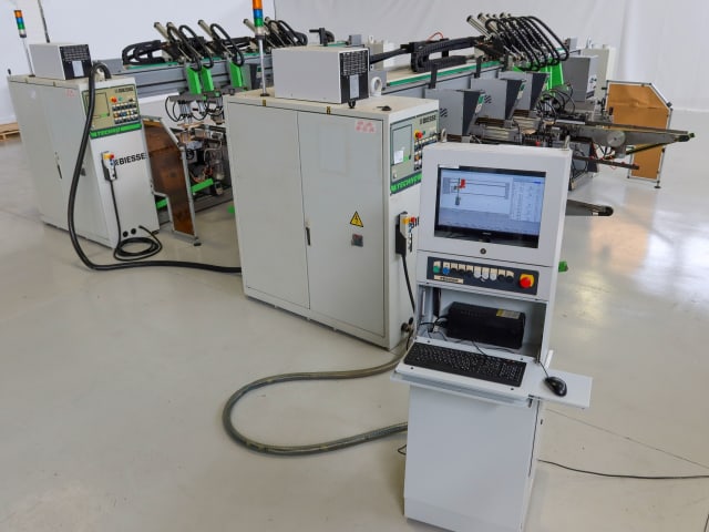 biesse - techno fdt - ligne de percage tourillonage per lavorazione legno