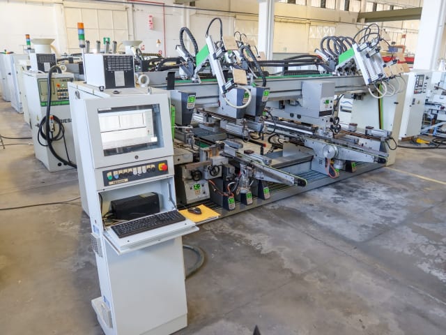 biesse - techno fdt - ligne de percage tourillonage per lavorazione legno